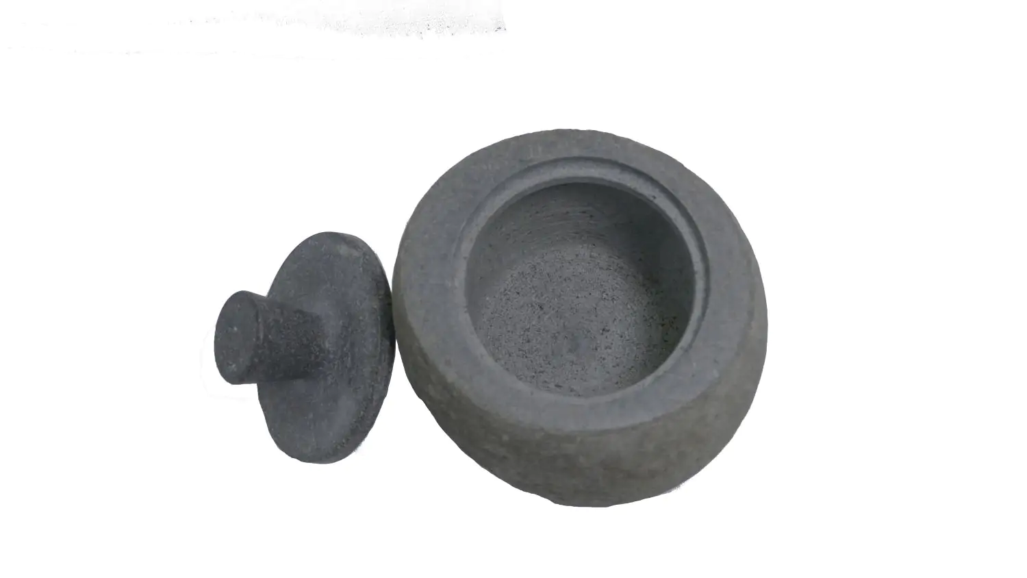  Product image 4 of the product “Small jar with separate lid, 18cm height, riverstone ”